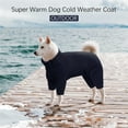 thumbnail image 2 of Pet Apparel Autumn Winter Plush Cotton Coat Pet-Coats for Small Medium Large Dogs, 2 of 7