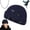 A4, variant on Distressed Knit Beanie with Safety Pin & Metal O-Ring
