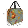 thumbnail image 3 of Pofeuu Gnomes With Pumpkins Print Lunch Bag Lunch Box Insulated Lunch Bag Adult Lunch Box for Men and Women, 3 of 8