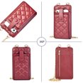thumbnail image 4 of Vertical mobile phone bag mini shoulder messenger bag Lady -PU mobile phone wallet, 4 of 5