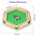 thumbnail image 2 of Juego de mesa Fowreny Shut The Box Dice para 2-6 jugadores, 2 of 7