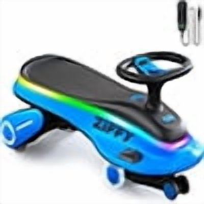 Blue Electric Wiggle Car with Pedal