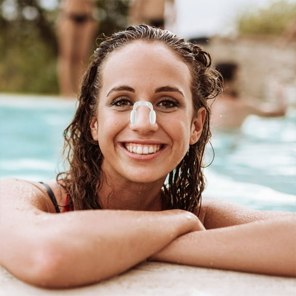 MEIBUTYUP 6Pcs Waterproof Silicone Nose Clips for Swimmers Anti Slip Comfortable Fit