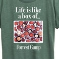 thumbnail image 3 of Forrest Gump - Life Is Like A Box Of Chocolates - Women's Short Sleeve Graphic T-Shirt, 3 of 5