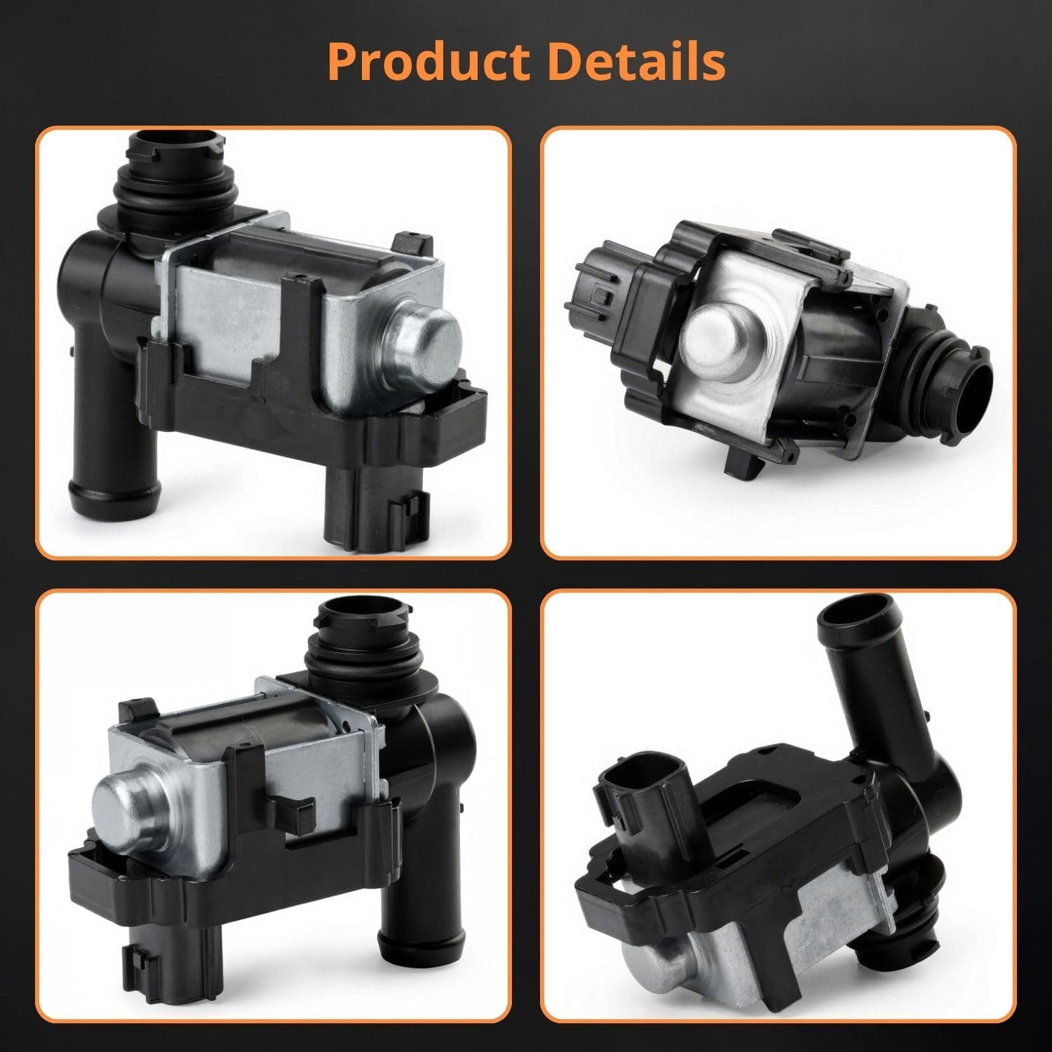 14935-JF00A 911-504 EVAP Vapor Canister Purge Valve Solenoid for Infiniti 2014-2024 Q50 QX50 QX60 QX80, for Nissan Altima Rogue Sentra Frontier, for Pathfinder Versa Murano Armada Maxima