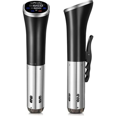 Wancle Sous Vide Cooker Machine 1100W IPX7 Immersion Circulator, with Reservation Function, Easy to store