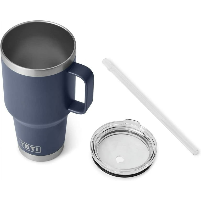 YETI Rambler 35 oz Tumbler with Handle and Straw Lid, Travel
