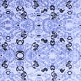 thumbnail image 1 of Ahgly Company Machine Washable Indoor Square Oriental Blue Modern Area Rugs, 6' Square, 1 of 4