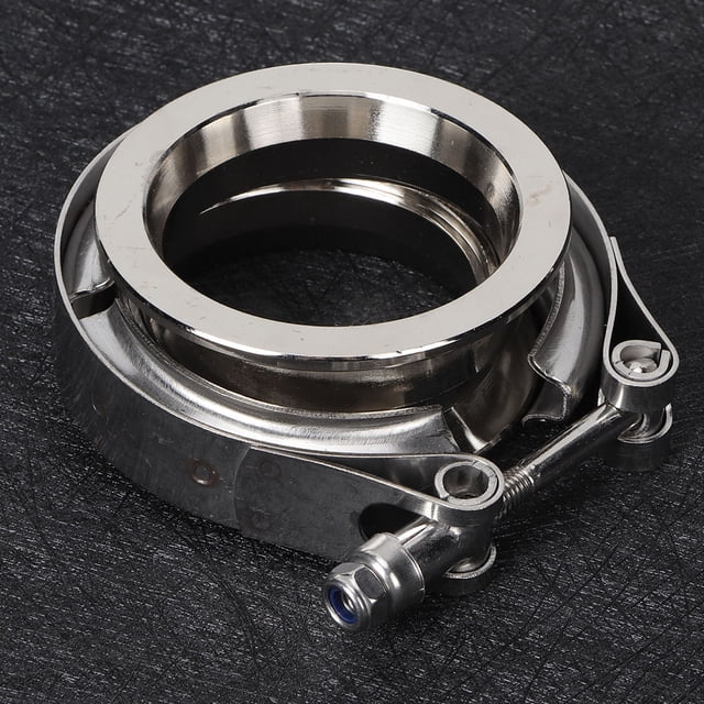 Kit de abrazadera de banda en V, abrazadera de banda en V de acero inoxidable, brida de abrazadera de banda en V, accesorio para automóvil de alta capacidad