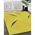 thumbnail image 2 of Ahgly Company Indoor Rectangle Patterned Yellow Novelty Area Rugs, 8' x 10', 2 of 6