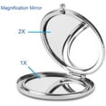 thumbnail image 2 of Magnifying Compact Mirror for Purses ,Folding Mini Pocket Double Sided Travel Makeup Mirror,Perfect for Purse, Pocket and Travel, 2 of 6