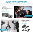 thumbnail image 4 of Neewer TP29 Professional Metal Bi-Color LED Video Light, 3200-5600K CRI96+, Dimmable 660 Beads With U Bracket & Barndoor, 4 of 7