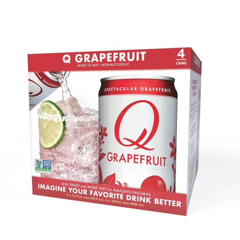 Q Grapefruit 7.5 oz, 24 pack