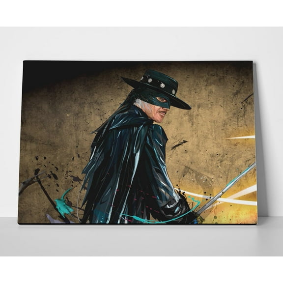 Zorro Poster or Wrapped Canvas
