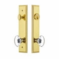 thumbnail image 3 of Grandeur Carr  Tall Plate Single Cylinder One Piece Knobset with Provence Knob, 3 of 6