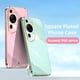 thumbnail image 2 of Carcasa Para Huawei P60 Pro HuaweiP60Pro 4G 2023 Cuadrado Plateado Funda De Teléfono De La Cámara De Protección Lente Moda De Color Sólido Pareja Suave A Prueba De Golpes Cubierta Trasera, 2 of 4