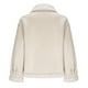 thumbnail image 5 of Chaquetas y abrigos casuales de manga larga sin capucha para mujer y de gamuza de invierno, cálidas y gruesas, chaqueta de felpa para mujer, 5 of 6