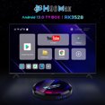 thumbnail image 2 of H96 Max 8K Ultra HD Smart TV Box Android 13.0 Media Player with Remote Control, RK3528 Quad-Core, 4GB+64GB, 4GB+64GB, 2 of 14