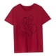 thumbnail image 4 of Camiseta para mujer básica camiseta moda cuello redondo camisa para mochilero viajes S, 4 of 8