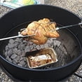 thumbnail image 2 of Fourchettes de Rôtissoire Portables en Acier Inoxydable Fourchettes de Barbecue au Charbon de Bois Poulet Grill Viande Rôtie Outil de Fourchette de Barbecue, 2 of 5