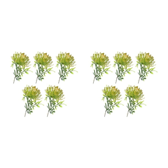 Cateissary 5x flores artificiales de apariencia realista naturaleza interior elegante flor falsa Type3 NO3