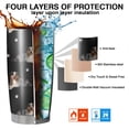thumbnail image 7 of 20 Oz Australian Shepherd Dog and Footprints Coffee Tumbler Double Wall Insulated Stainless Steel Water Bottle | Metal Reusable Thermoses Flask with Cup Cap | Leak & Sweat Proof with Anti-Dust Lid, 7 of 7