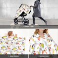 thumbnail image 6 of Car Seat Cover Baby - Cartoon Hummingbird Pattern Breathable Infant Car Seat Cover for Baby Carseat, Lightweight Comfort Baby Essentials Must Haves Newborn Stuff for Girl Boy, 6 of 7