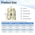 thumbnail image 4 of Cauagu Sweet Bee Print Swim Trunks for Men,Youth Boys Swim Shorts Compression Liner Beach Shorts Boys' Swimming Shorts 7-20 Years Bathing Suit-X-Large, 4 of 7