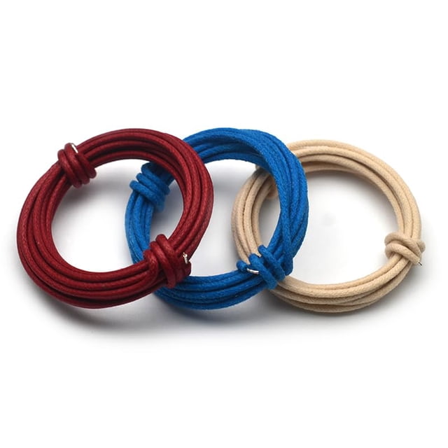 Cable para guitarra MAXCHEER recubierto de tela, encerado, estilo vintage, 4,5 m