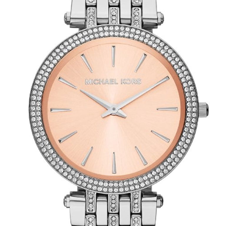 Darci Glitz Silver Toned Stainless Steel Wrist Watch MK3218 Original Michael Kors Darci MK3218 Women main image 3