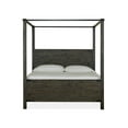 thumbnail image 7 of Magnussen Abington Queen Poster Bed in Weathered Charcoal, 7 of 7