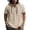 Beige, variant on Men's Hooded Short Sleeve Summer Casual T-Shirt Cotton Hemp Cotton Blend Thin Breathable Loose Fit Solid Color with Pocket Gray XL