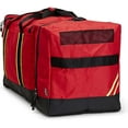 thumbnail image 5 of LINE2design Firefighter Helmet Turnout Gear Bag, Reflective Trim, Maltese Cross Logo, Red, 1 Piece, 5 of 10