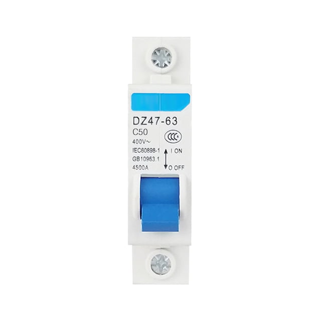 TFixol Disjoncteur Résiduel Miniature Current 1 Pôle 400V Protecteur de Fuite Électrique Domestique Installation de Rail DIN DZ47-63