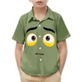 thumbnail image 2 of Piuwrlz 6 Years Boys Short polo Sleeve Toddler Funny Graphic Shirts Tops Pocket Pullover T Shirts Army Green Size 6 Years, 2 of 9