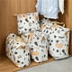 thumbnail image 5 of Bolsa de almacenamiento de gran capacidad con asa | Organizador plegable de mantas | Tela transpirable, asas gruesas reforzadas, solución extra grande para armario bajo la cama, diseño inodoro, 5 of 7