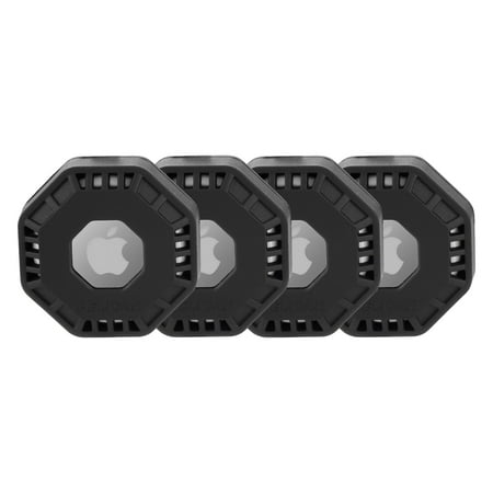 Pelican - Adventurer Stick-On Case for AirTag 4 Pack - Black