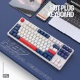 thumbnail image 4 of Teclado para juegos de 87 teclas, ergonomía de carga USB RGB retroiluminada para computadora de escritorio Hugtrwg Nuevos Originales, 4 of 9