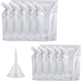 thumbnail image 2 of Inteprter Bolsa de 5 piezas para bebidas, contenedor de leche, portátil, para el hogar, comedor, Bar, café, cocina, interior, exterior, Barra de herramientas Transparente, 2 of 6