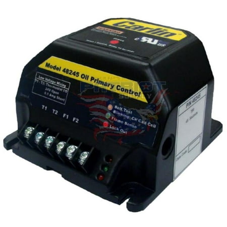 Carlin 48245S Oil Burner Primary Control 45 Sec. TFI. Constant Or Intermittent Duty with Smart (Best Waste Oil Furnace)