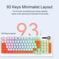 thumbnail image 4 of Gaming Keyboard, Volume Knob Design Wired Gaming Keyboard  for Working Blue and White,Orange and White, 4 of 7