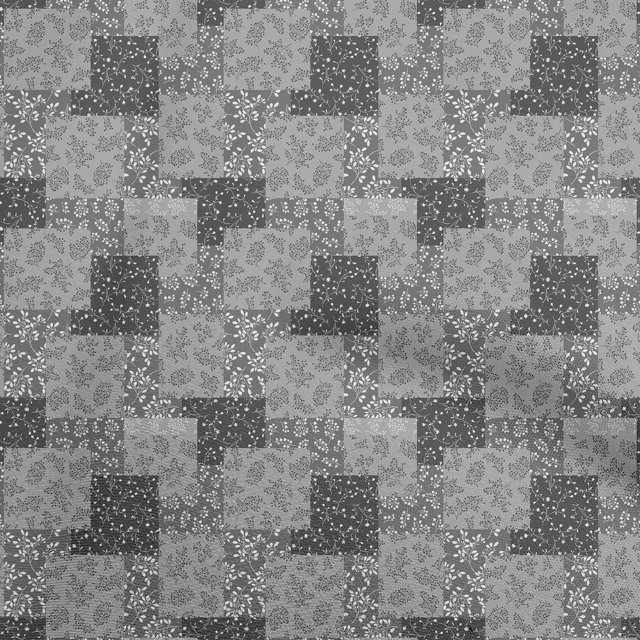 oneOone Polyester Spandex Gray Fabric Floral Silhouette Craft Projects Decor Fabric Printed By The Yard 56 Inch Wide