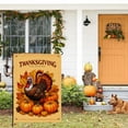thumbnail image 6 of Thanksgiving Day Double Side Garden Flag for Outdoor Autumn Pumpkins Happy Thanskgiving Cartoon Animated Decoration Cute Turkey Durable Chic Garden Flag for Home Porch (28x40 Inch), 6 of 6