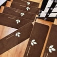 thumbnail image 3 of Stair Treads Carpet, Non Slip Stair Luminous Rugs, Non-Skid Safety Mats for Kids Elders and Pets, Reusable Adhesive, Stair Edge Protect, Home Decor for Staircase Stair Rugs Mats Rubber Backing,5Pcs, 3 of 8