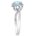 thumbnail image 3 of Everly Women's Topaz 14K White Gold Engagement Ring, 3 of 7