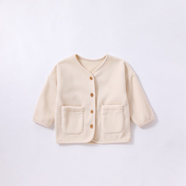 Warm In Winter Baby's Double-sided Fleece Coat, Baby's Clothes, Winter Clothes Going Outblue