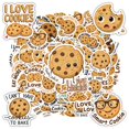 thumbnail image 4 of 35pcs Cute Cookies Kids Stickers Funny Decals PVC Stickers for Laptop Suitcase Fridge, 4 of 9