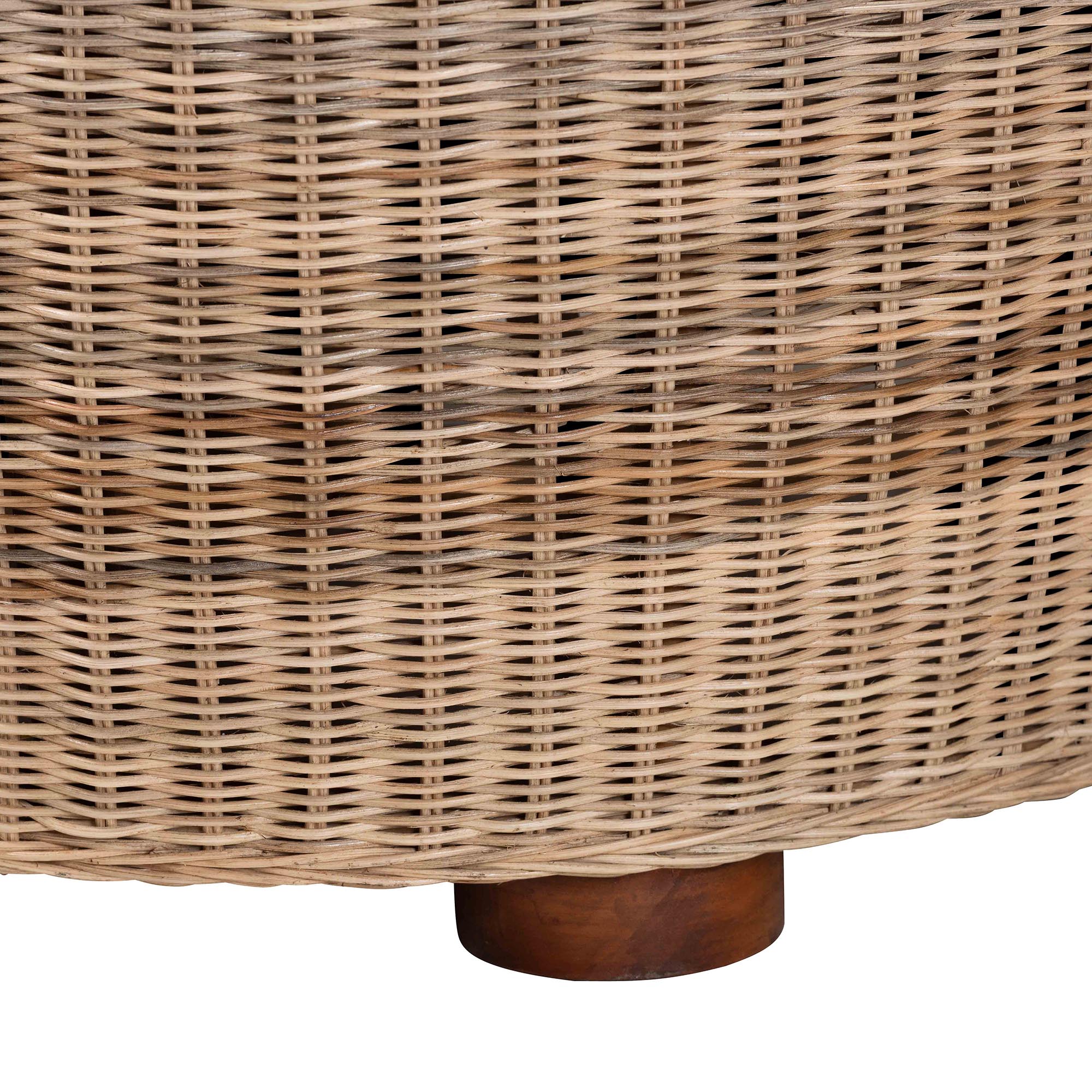 bali & pari Hosanna Boho Coffee Table, Natural Brown