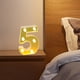 thumbnail image 4 of Luz nocturna LED ajustable para escritorio con control. Lámpara de mesa moderna recargable por USB para dormitorio., 4 of 4