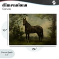 thumbnail image 4 of Stupell Industries Traditional Forest Horse Portrait Canvas Art, 24 x 16, by Petals Prints Design, 4 of 8